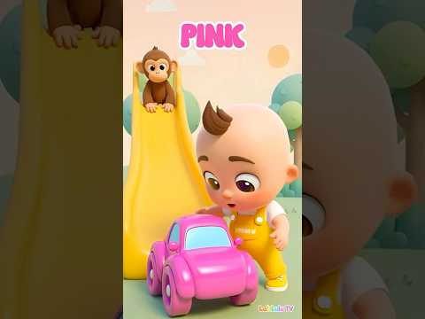 Baby Learns Colors Fast Trick with Fun Vehicles
