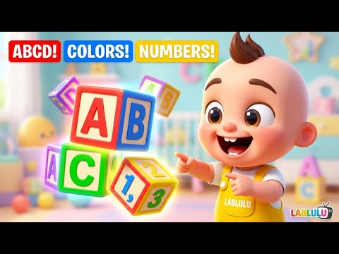 Baby Learns ABCD Colors and Numbers Fun!