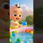 Learn Colors with a Kiddie Pool – Water Fun!