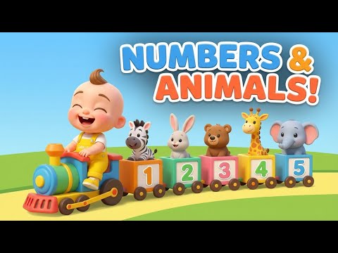 Toddler Counting Song with Animals 1-5