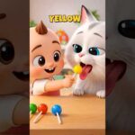 Learn Colors with Cats Cartoon for Kids