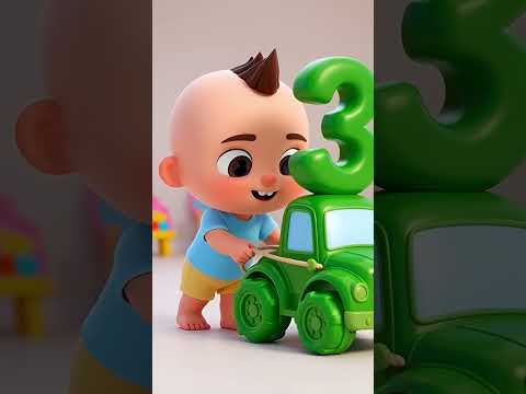 Colorful Cars Counting Game for Babies Fun Learning