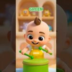 Learn Colors with Drum Music for Babies and Toddlers