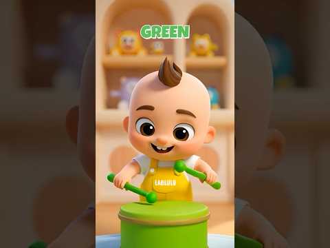 Learn Colors with Drum Music for Babies and Toddlers